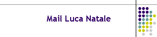 Mail Luca Natale