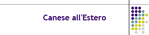 Canese all'Estero