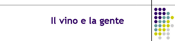 Il vino e la gente