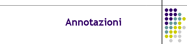 Annotazioni