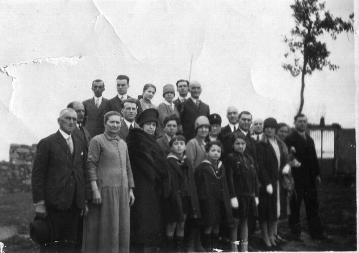 fine anni 20 gruppo di famiglia