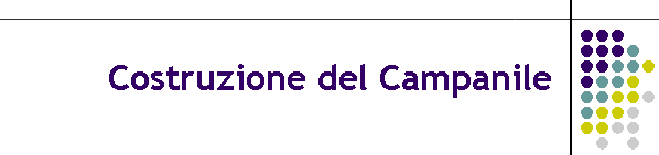 Costruzione del Campanile